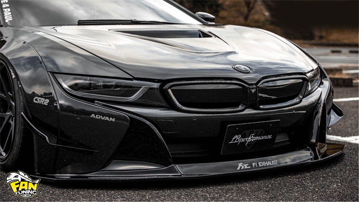 Аэродинамический обвес Liberty Walk на БМВ (BMW) i8