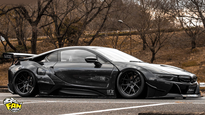 Аэродинамический обвес Liberty Walk на БМВ (BMW) i8