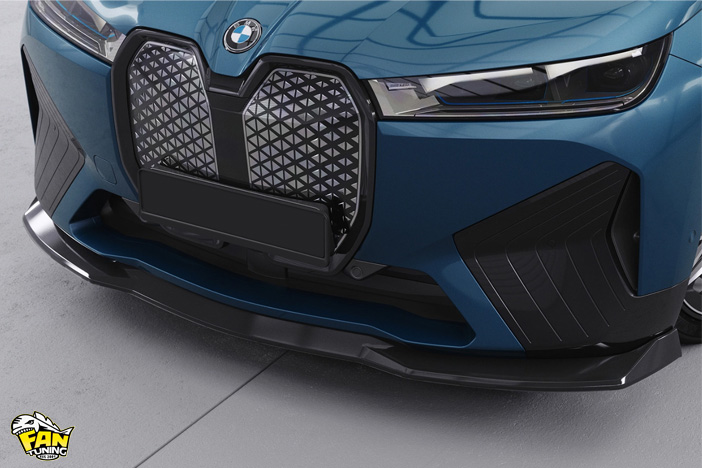 Спойлер (губа) переднего бампера на БМВ (BMW) iX i20