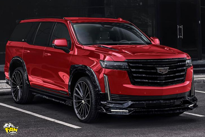 Аэродинамический обвес Мириада (Miriada) на Кадиллак Эскалейд 5 (Cadillac Escalade V)