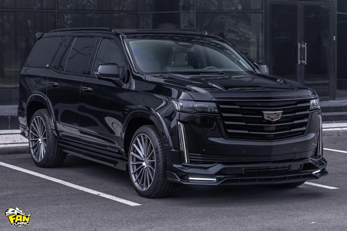 Аэродинамический обвес Мириада (Miriada) на Кадиллак Эскалейд 5 (Cadillac Escalade V)