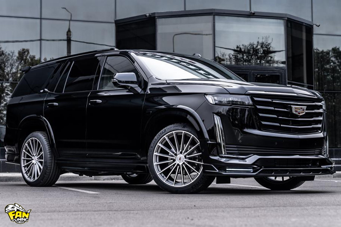 Аэродинамический обвес Мириада (Miriada) на Кадиллак Эскалейд 5 (Cadillac Escalade V)