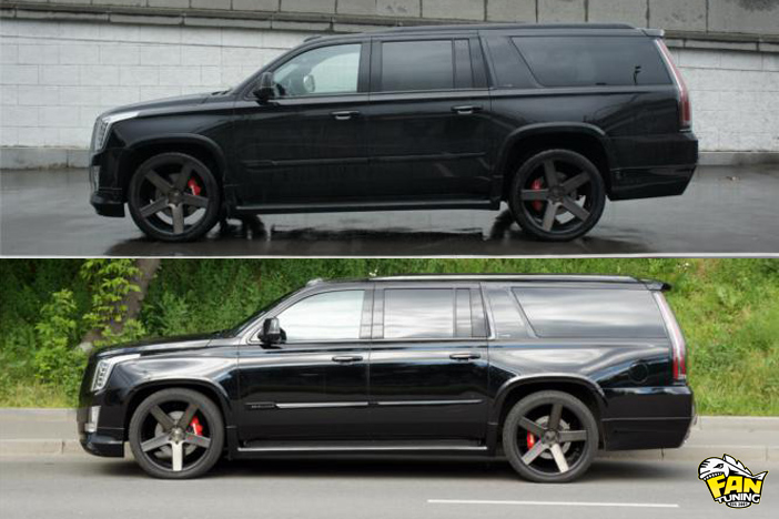 Комплекты заниженной подвески для Кадиллака Эскалейд (Cadillac Escalade) 4