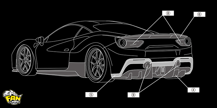 Аэродинамический обвес от японского тюнинг-ателье AIMGAIN на 