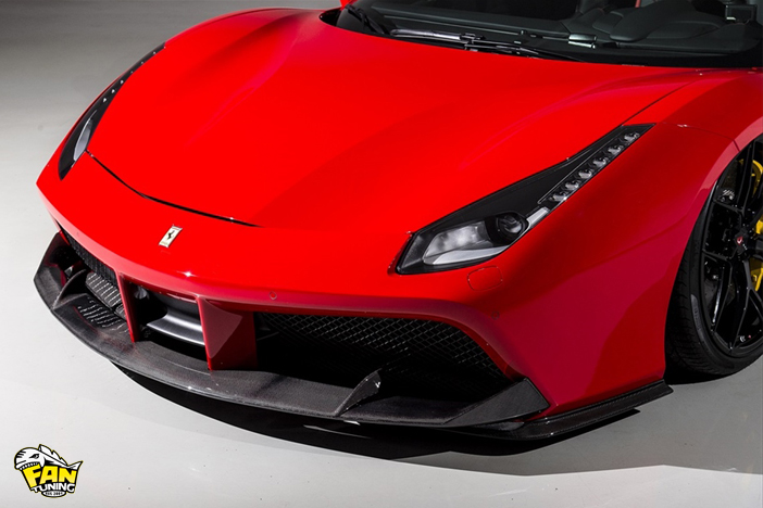 Аэродинамический обвес от японского тюнинг-ателье AIMGAIN на Феррари (Ferrari) 488 GTB