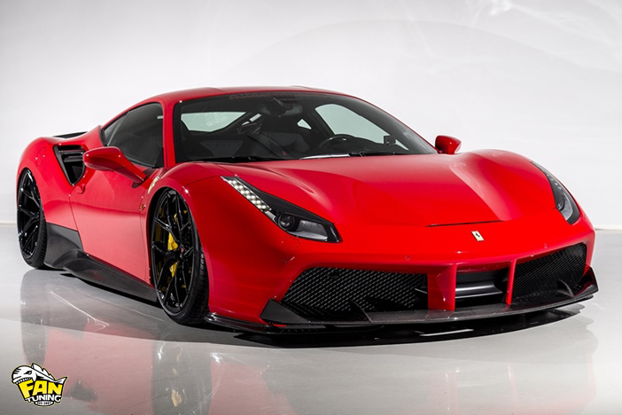 Аэродинамический обвес от японского тюнинг-ателье AIMGAIN на Феррари (Ferrari) 488 GTB