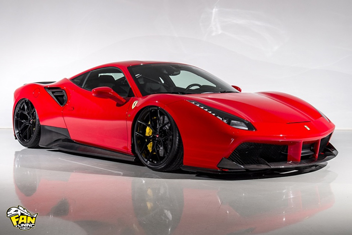 Аэродинамический обвес от японского тюнинг-ателье AIMGAIN на Феррари (Ferrari) 488 GTB