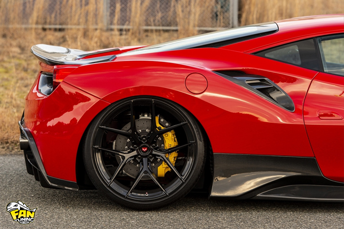 Аэродинамический обвес от японского тюнинг-ателье AIMGAIN на Феррари (Ferrari) 488 GTB