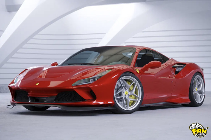 Губа переднего бампера для Феррари (Ferrari) F8 Tributo/Spider