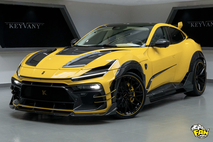 Аэродинамический обвес от тюнинг-ателье Кейвани (Keyvany) на Ferrari Purosangue