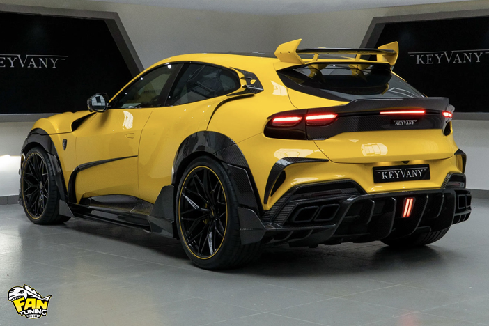 Аэродинамический обвес от тюнинг-ателье Кейвани (Keyvany) на Ferrari Purosangue