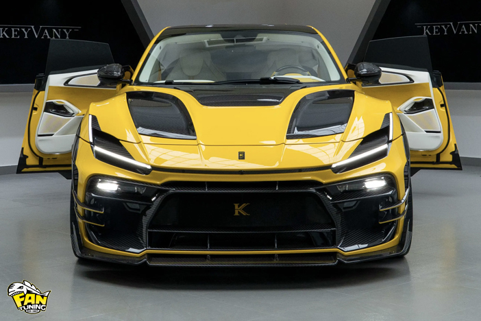 Аэродинамический обвес от тюнинг-ателье Кейвани (Keyvany) на Ferrari Purosangue