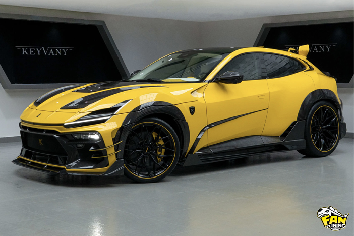 Аэродинамический обвес от тюнинг-ателье Кейвани (Keyvany) на Ferrari Purosangue