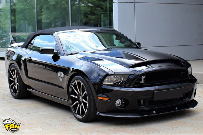 Передний бампер GT500 на Форд Мустанг (Ford Mustang) 2009-2014 г.в.