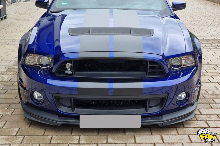 Передний бампер GT500 на Форд Мустанг (Ford Mustang) 2009-2014 г.в.