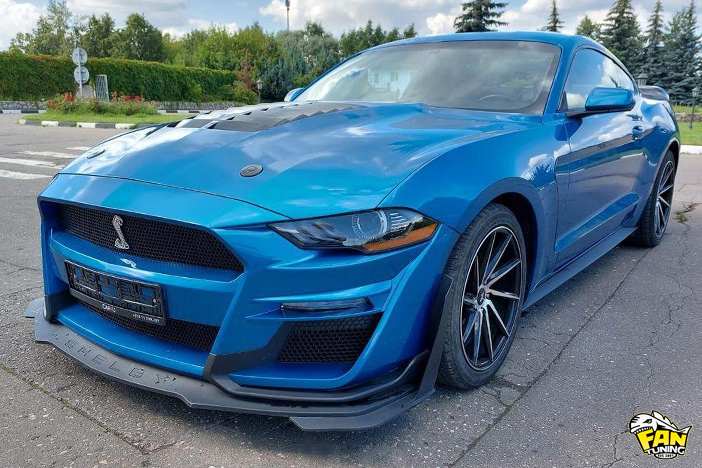 Аэродинамический обвес Шелби (Shelby) GT500 на Форд Мустанг (Ford Mustang) 2017-2022 г.в.