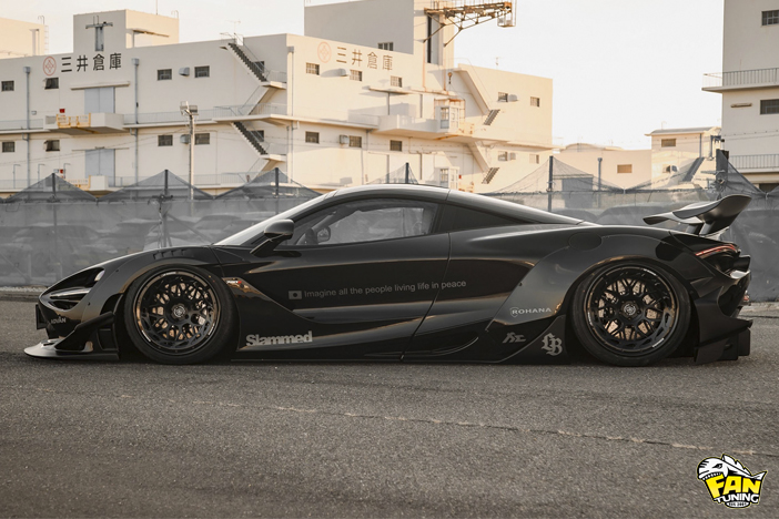 Аэродинамический обвес на Макларен (Mclaren) 720S от японского тюнинг-ателье Liberty Walk