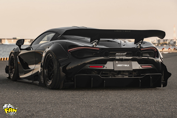 Аэродинамический обвес на Макларен (Mclaren) 720S от японского тюнинг-ателье Liberty Walk