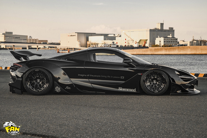 Аэродинамический обвес на Макларен (Mclaren) 720S от японского тюнинг-ателье Liberty Walk
