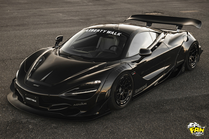 Аэродинамический обвес на Макларен (Mclaren) 720S от японского тюнинг-ателье Liberty Walk