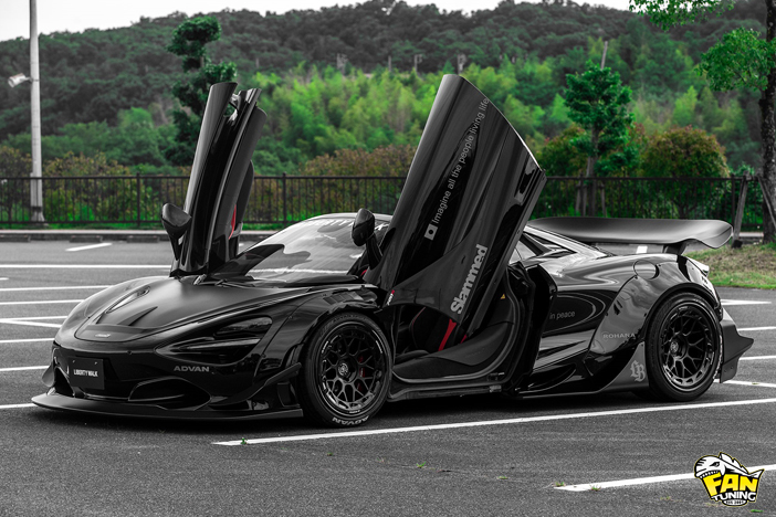 Аэродинамический обвес на Макларен (Mclaren) 720S от японского тюнинг-ателье Liberty Walk