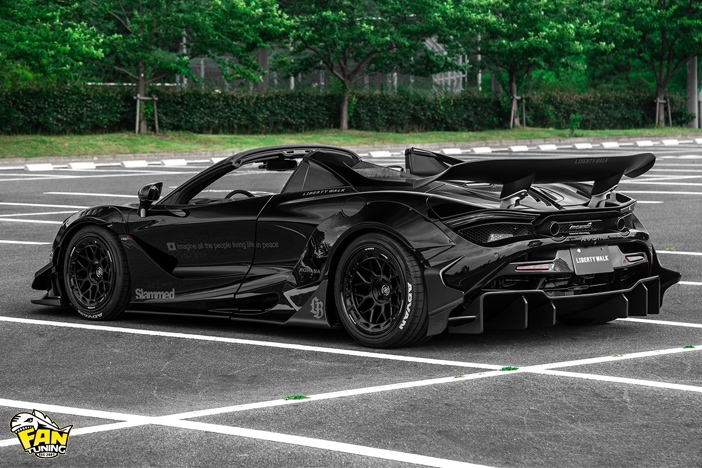 Аэродинамический обвес на Макларен (Mclaren) 720S от японского тюнинг-ателье Liberty Walk