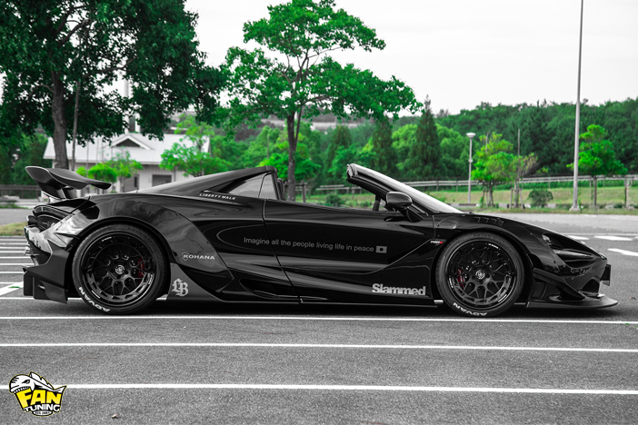 Аэродинамический обвес на Макларен (Mclaren) 720S от японского тюнинг-ателье Liberty Walk