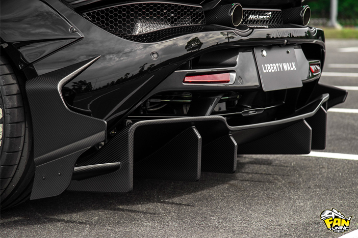 Аэродинамический обвес на Макларен (Mclaren) 720S от японского тюнинг-ателье Liberty Walk