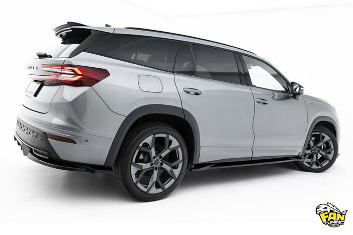 Аэродинамический обвес на Шкоду Кодиак (Skoda Kodiaq) 2023+ в версии Sportline