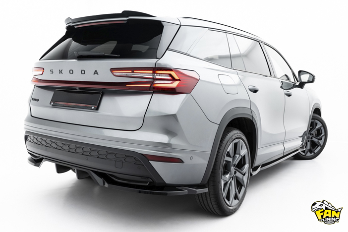 Аэродинамический обвес на Шкоду Кодиак (Skoda Kodiaq) 2023+ в версии Sportline