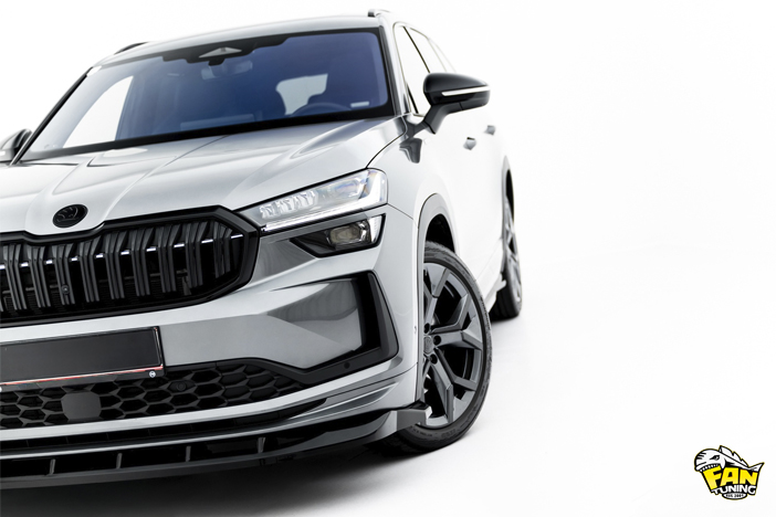 Аэродинамический обвес на Шкоду Кодиак (Skoda Kodiaq) 2023+ в версии Sportline