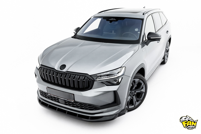 Аэродинамический обвес на Шкоду Кодиак (Skoda Kodiaq) 2023+ в версии Sportline