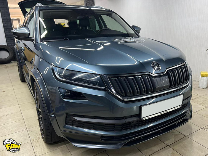 Аэродинамический обвес на Шкоду Кодиак (Skoda Kodiaq) 