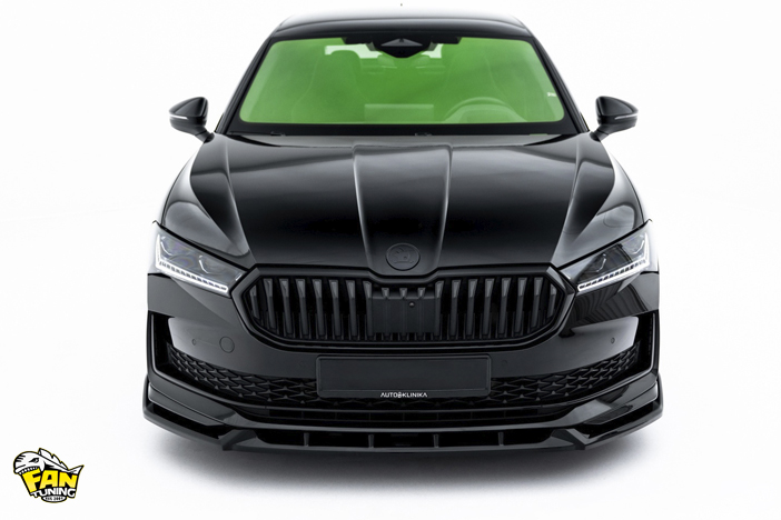 Аэродинамический обвес V.1 на Шкоду Суперб (Skoda Superb) Mk4 2023+ в версии Sportline