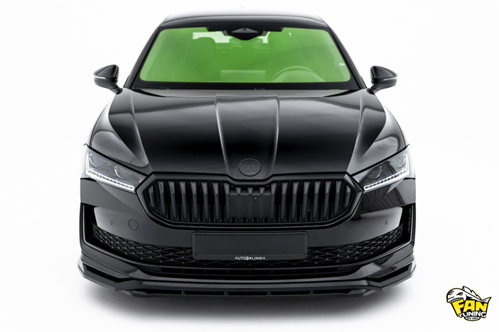 Аэродинамический обвес V.2 на Шкоду Суперб (Skoda Superb) Mk4 2023+ в версии Sportline