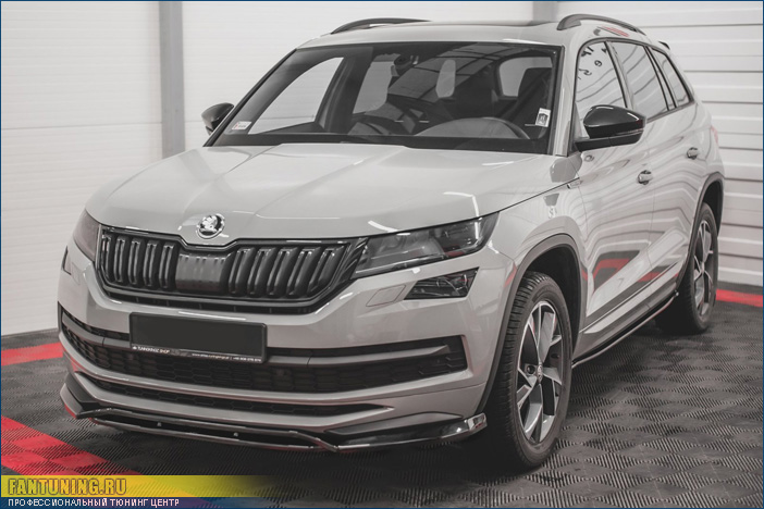 Аэродинамический обвес на Шкоду Кодиак (Skoda Kodiaq) Sportline/RS