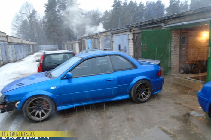 Спойлер Rocket Bunny на багажник Субару Импреза (Subaru Impreza)