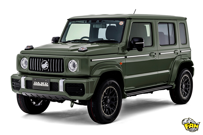 Аэродинамический обвес DAMD на Suzuki Jimny 5 дверей