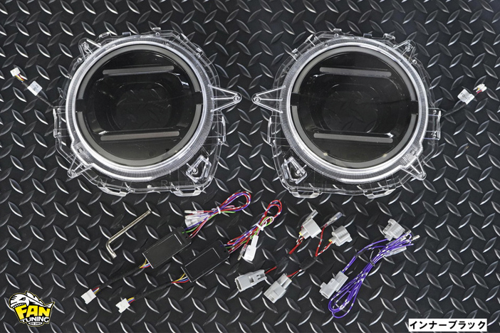 Аэродинамический обвес Mudron на Suzuki Jimny 5 дверей в стиле Mercedes G63 Brabus от японского тюнинг-ателье Aimgain