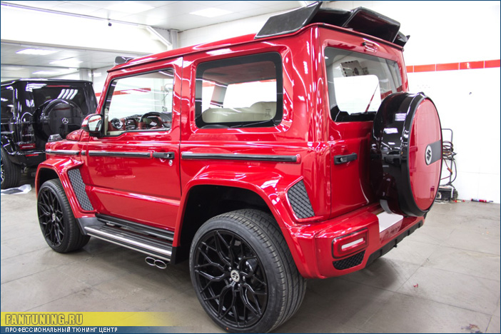 Бодикит для Сузуки Джимни (Suzuki Jimny) в стиле Mercedes G63 AMG Brabus