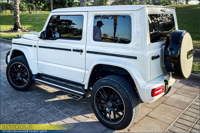 Бодикит для Сузуки Джимни (Suzuki Jimny) в стиле Mercedes G63 AMG