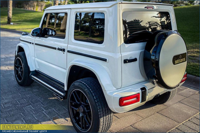 Бодикит для Сузуки Джимни (Suzuki Jimny) в стиле Mercedes G63 AMG