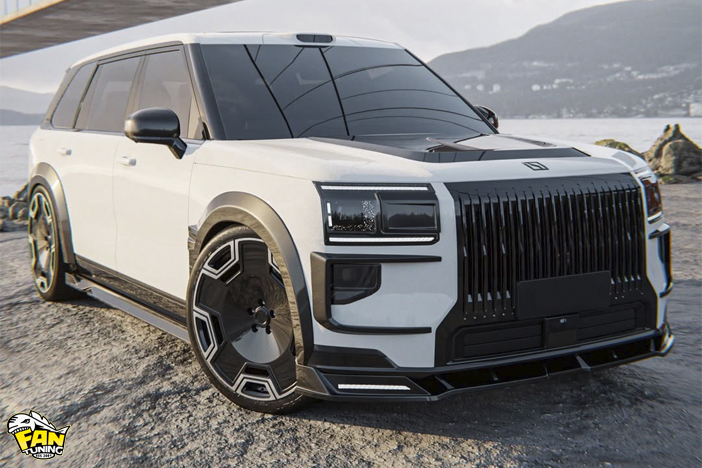 Аэродинамический обвес RD на ЗИКР (ZEEKR) 9X