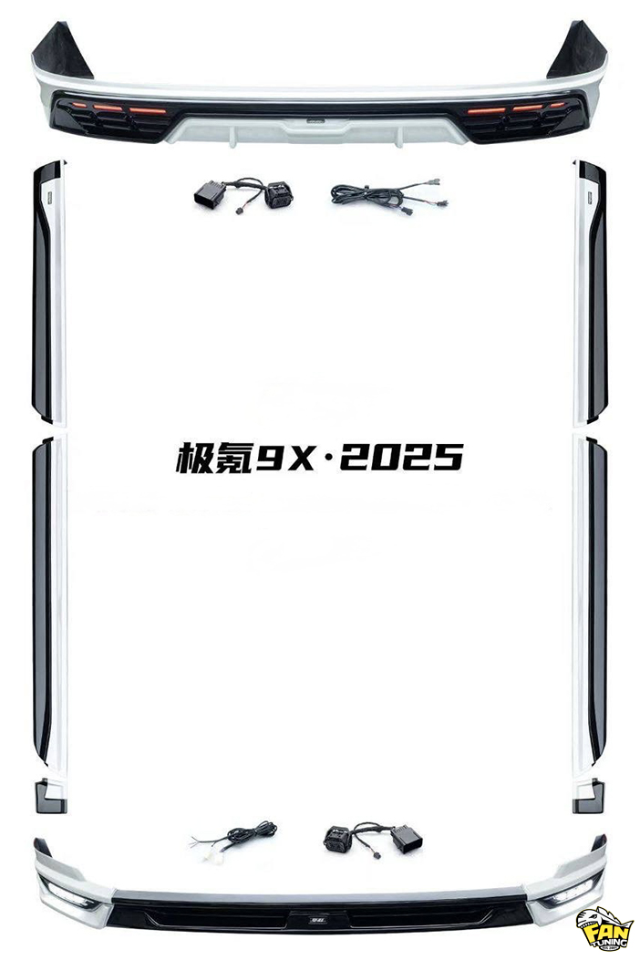 Аэродинамический обвес на ЗИКР (ZEEKR) 9X