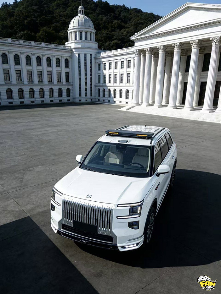 Аэродинамический обвес на ЗИКР (ZEEKR) 9X