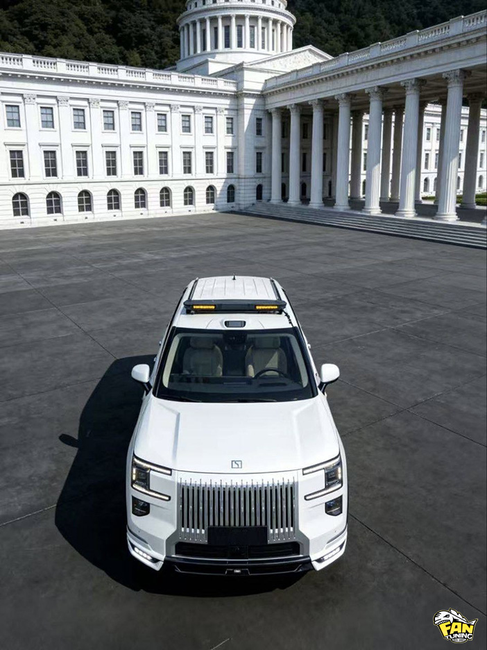 Аэродинамический обвес на ЗИКР (ZEEKR) 9X