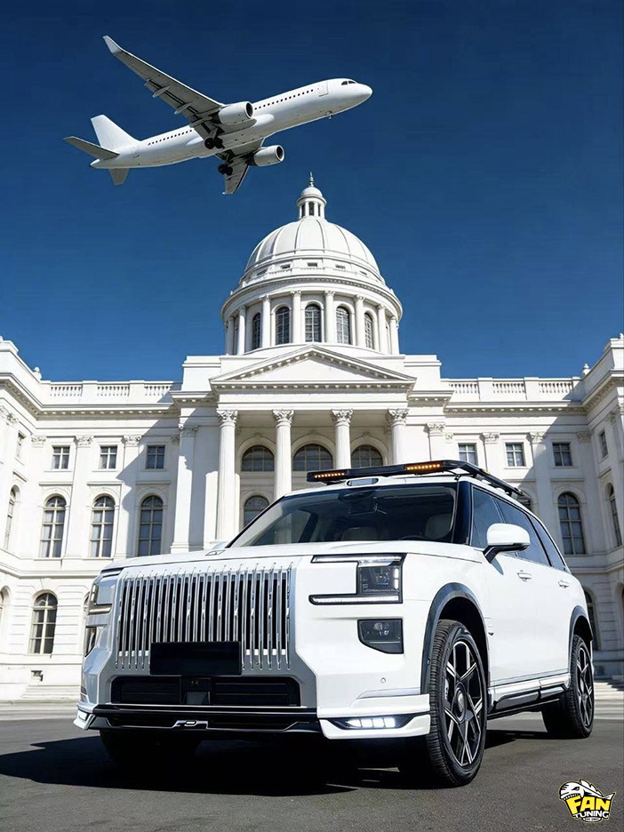 Аэродинамический обвес на ЗИКР (ZEEKR) 9X