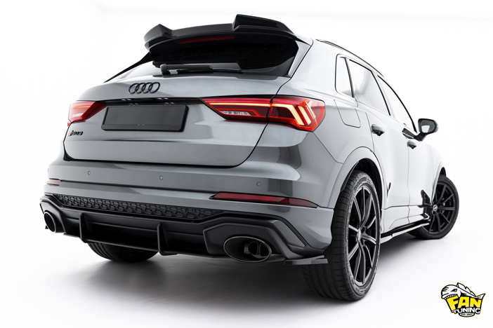 Диффузор Pro Line на задний бампер Ауди (Audi) RSQ3 SUV Sportback F3 2019+ 