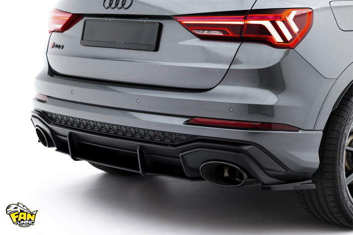 Диффузор Pro Line на задний бампер Ауди (Audi) RSQ3 SUV Sportback F3 2019+ 