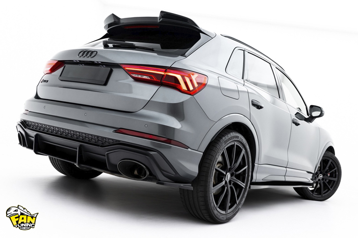 Диффузор Pro Line на задний бампер Ауди (Audi) RSQ3 SUV Sportback F3 2019+ 